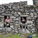 Goofing around in the ancient and very sacred Inca ruins