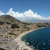 View from the hill overlooking Copacabana