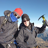 Al and Connor at 6088 bloody meters. Tired but victorious.