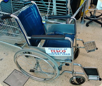 Tesco Shopping Wheelchair