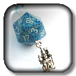 Blue D20 Dice Blue D20 Dice