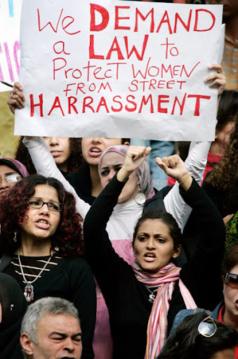 Women protest in Egypt. BRImage from International Museum of Women