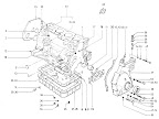 Datsun Fairlady illustration no. 001A-1 Cylinder Block 2000 (U20)