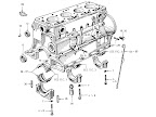 Datsun Fairlady illustration no. 001-2 Cylinder Block 1600 (R16) [2]