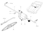 Datsun Fairlady illustration no. 024-1 Windshield Wiper (To 1967)