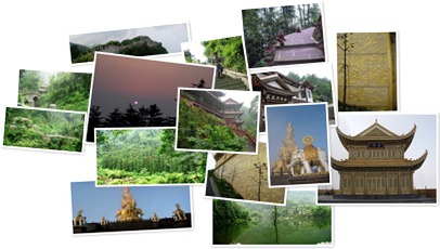 View Emei Shan, Sichuan, China