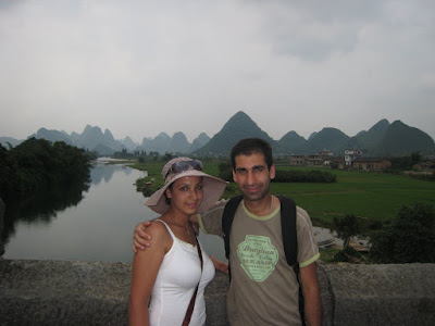 Hans and Jamila in Yangshuo (China)