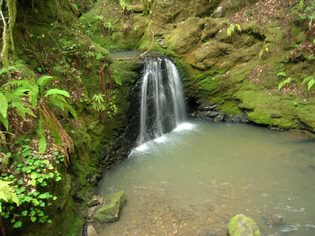 The falls from above