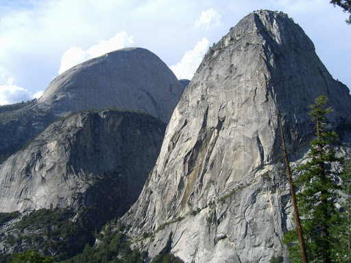 Half Dome, Mt Broderick, and Liberty Cap