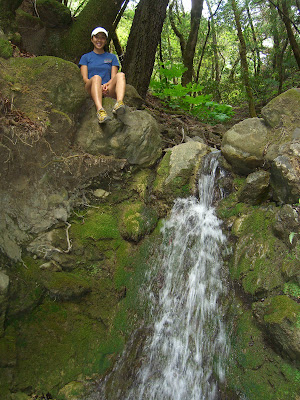 Serena above the falls