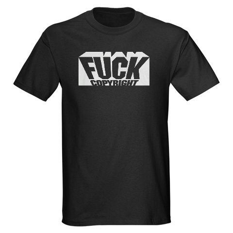 fuck copyright Interesting Logo Tees