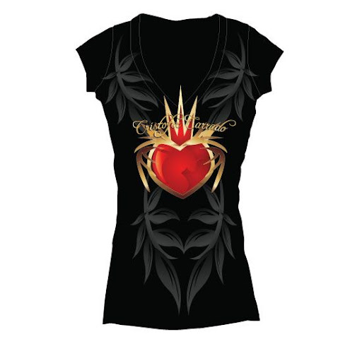 heart front Divine Tees: Spring Summer 2010 Collection