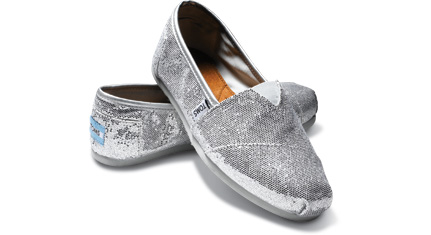 Toms Womens Fashion Footwear 117 1011B07 SILVR H Toms Womens Fashion Footwear