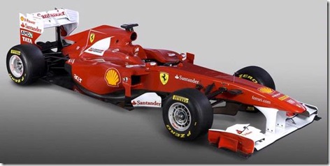 Ferrari F150 open the envelope, which will be used for F1 2011.