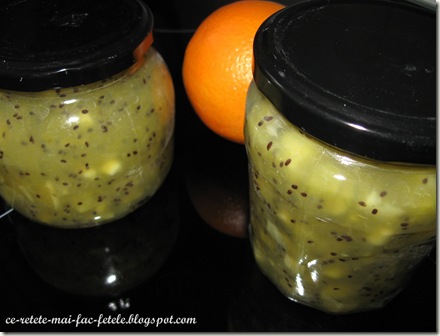 Articole culinare : Dulceaţă de kiwi şi portocale la maşina de pâine