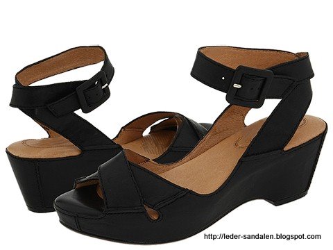 Leder sandalen:LOGO352994