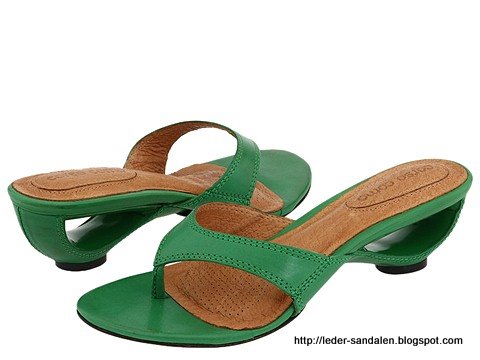 Leder sandalen:K353003