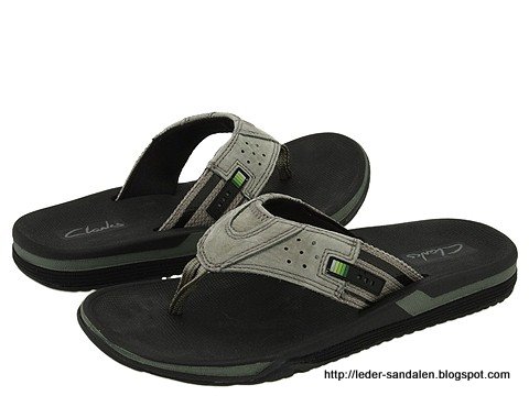 Leder sandalen:ZI353232