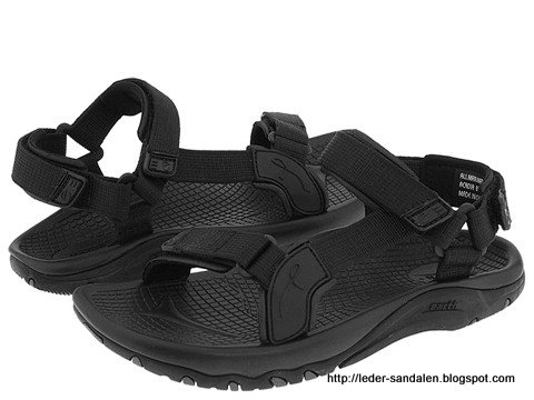 Leder sandalen:VS-353117