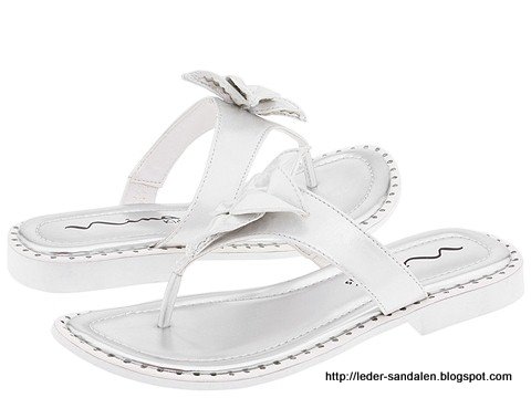 Leder sandalen:D578-353197