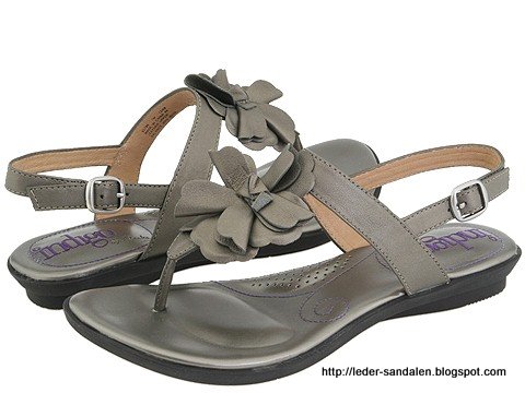 Leder sandalen:A054-353343