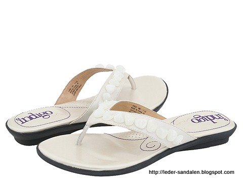 Leder sandalen:W989-353349