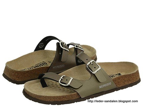 Leder sandalen:Y611-353358