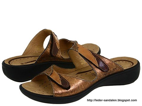 Leder sandalen:E942-353241