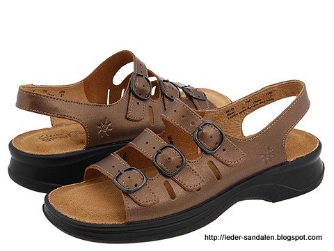 Leder sandalen:X653-353254