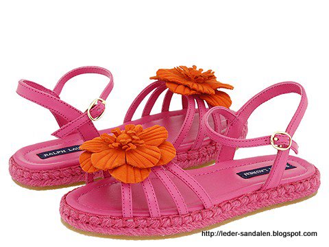 Leder sandalen:DE38403~{353371}