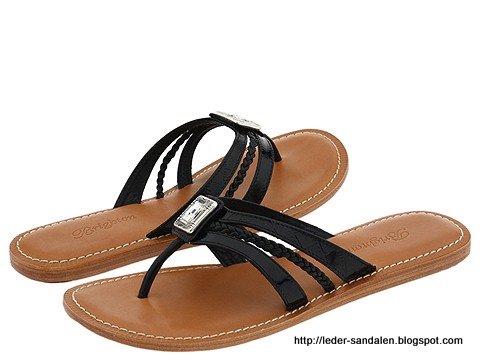 Leder sandalen:sandalen353402