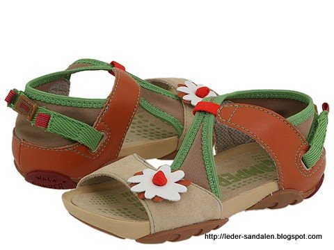 Leder sandalen:sandalen-353706