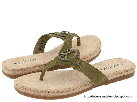 Leder sandalen:sandalen-353522