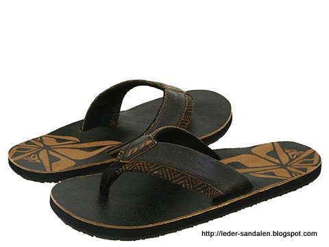 Leder sandalen:sandalen-353524