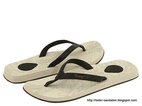 Leder sandalen:sandalen-353558