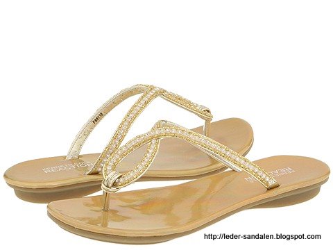 Leder sandalen:sandalen-353618