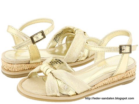 Leder sandalen:sandalen-353646