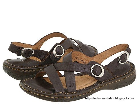 Leder sandalen:sandalen-353757