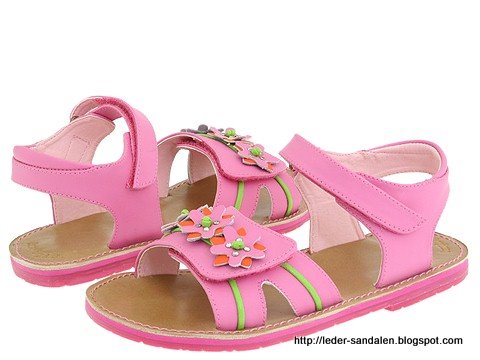 Leder sandalen:sandalen-353789
