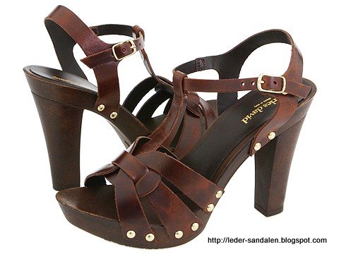 Leder sandalen:sandalen-353794