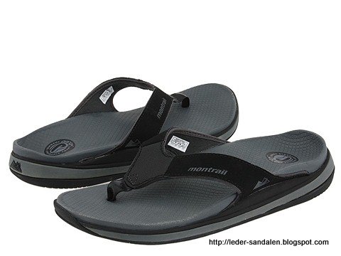 Leder sandalen:sandalen-353797