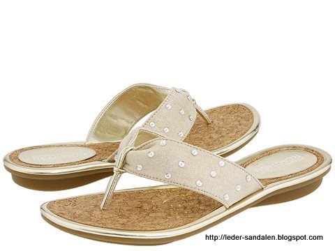 Leder sandalen:sandalen-354003