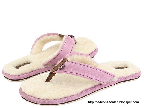 Leder sandalen:sandalen-354138
