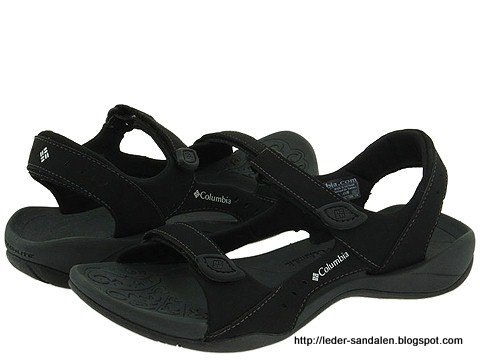Leder sandalen:sandalen-354281