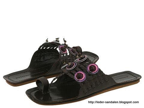 Leder sandalen:sandalen-354392