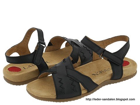 Leder sandalen:sandalen-354340