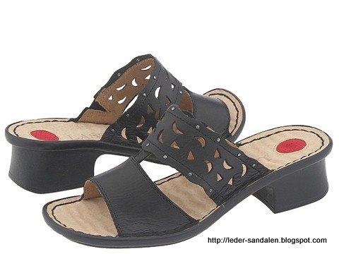Leder sandalen:sandalen-354351