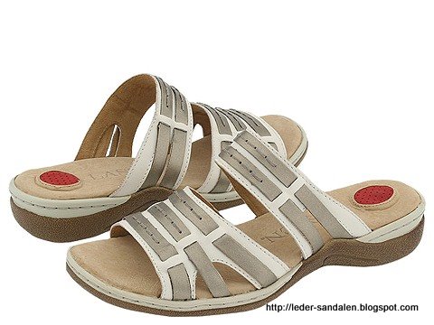 Leder sandalen:sandalen-354356