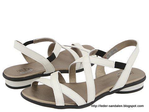Leder sandalen:sandalen-354380