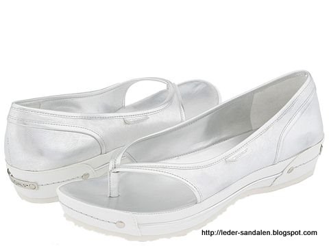 Leder sandalen:sandalen-354416